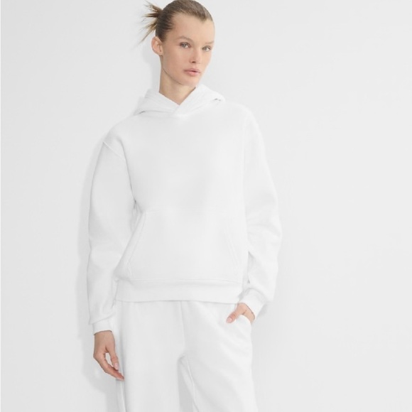 Tops - TNA White Cozy Fleece Hoodie Sz Small